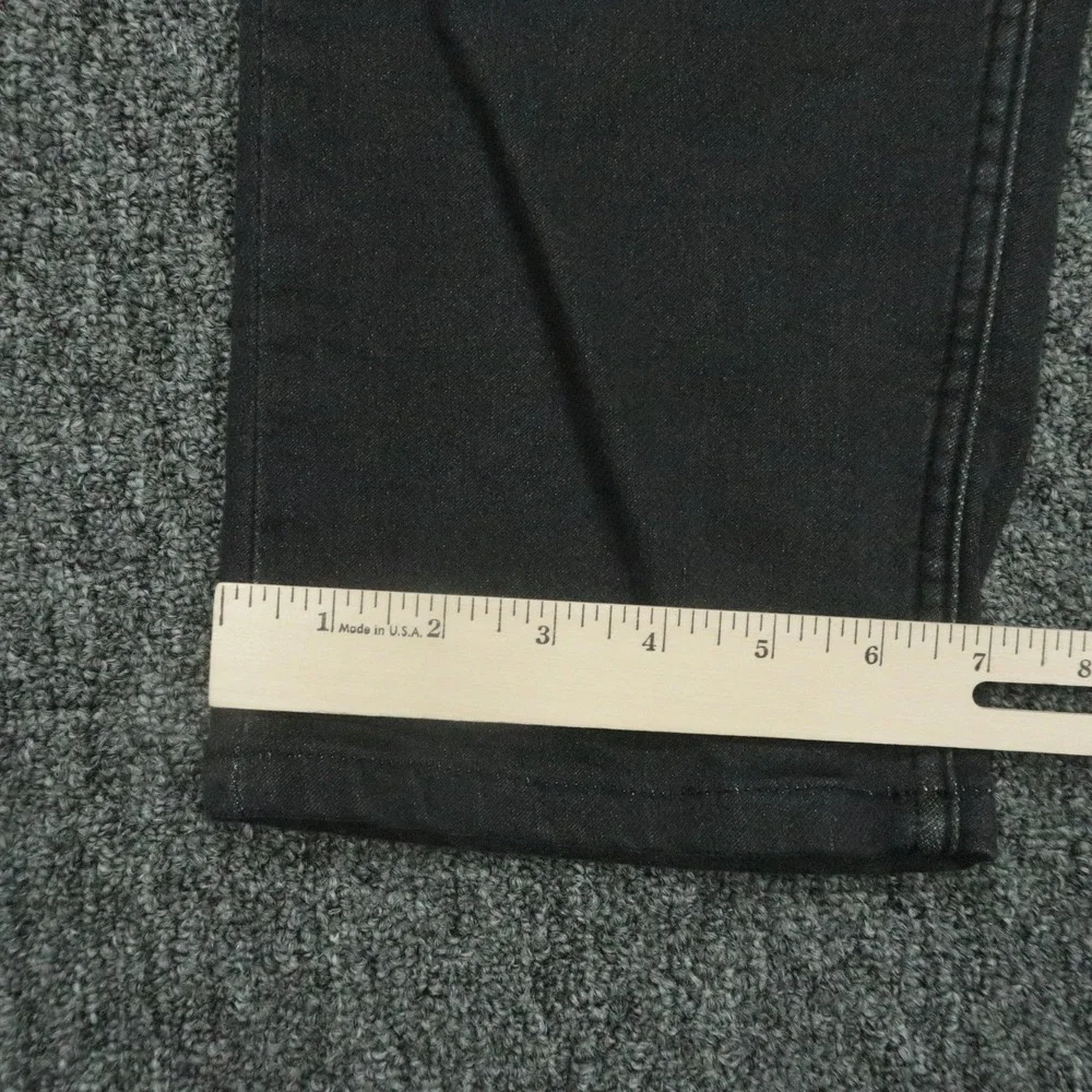 Faherty Pants Mens 32x26‎ Onyx Black Stretch Terry 5 Pocket Straight